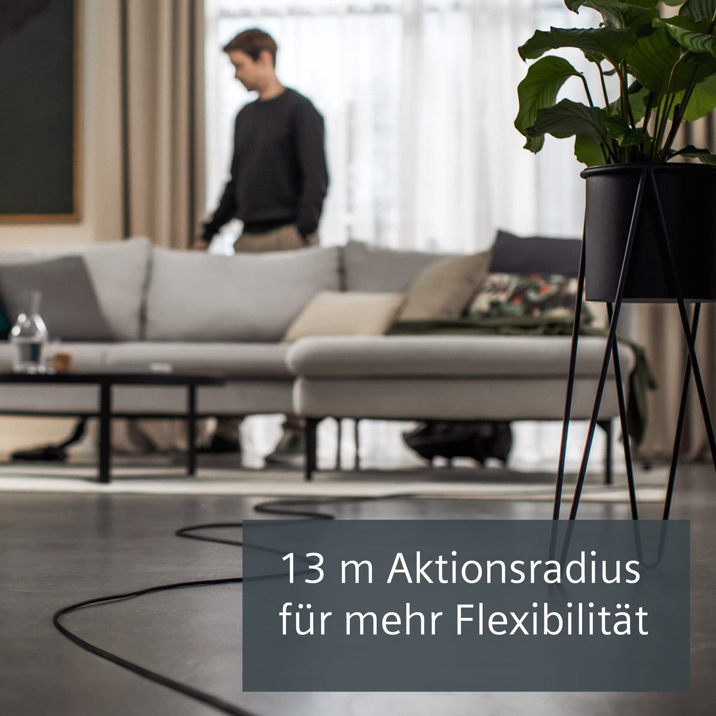 Siemens Staubsauger Q5.0 extreme silencePower VSQ5X1230 850 W 4,5 l Beutel, leise 70 dB, Hygiene-Filter, Parkett- Teppich- und Fliesenbürste, schwarz
